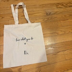 LimeLife "Love What You Do " canvas tote bag